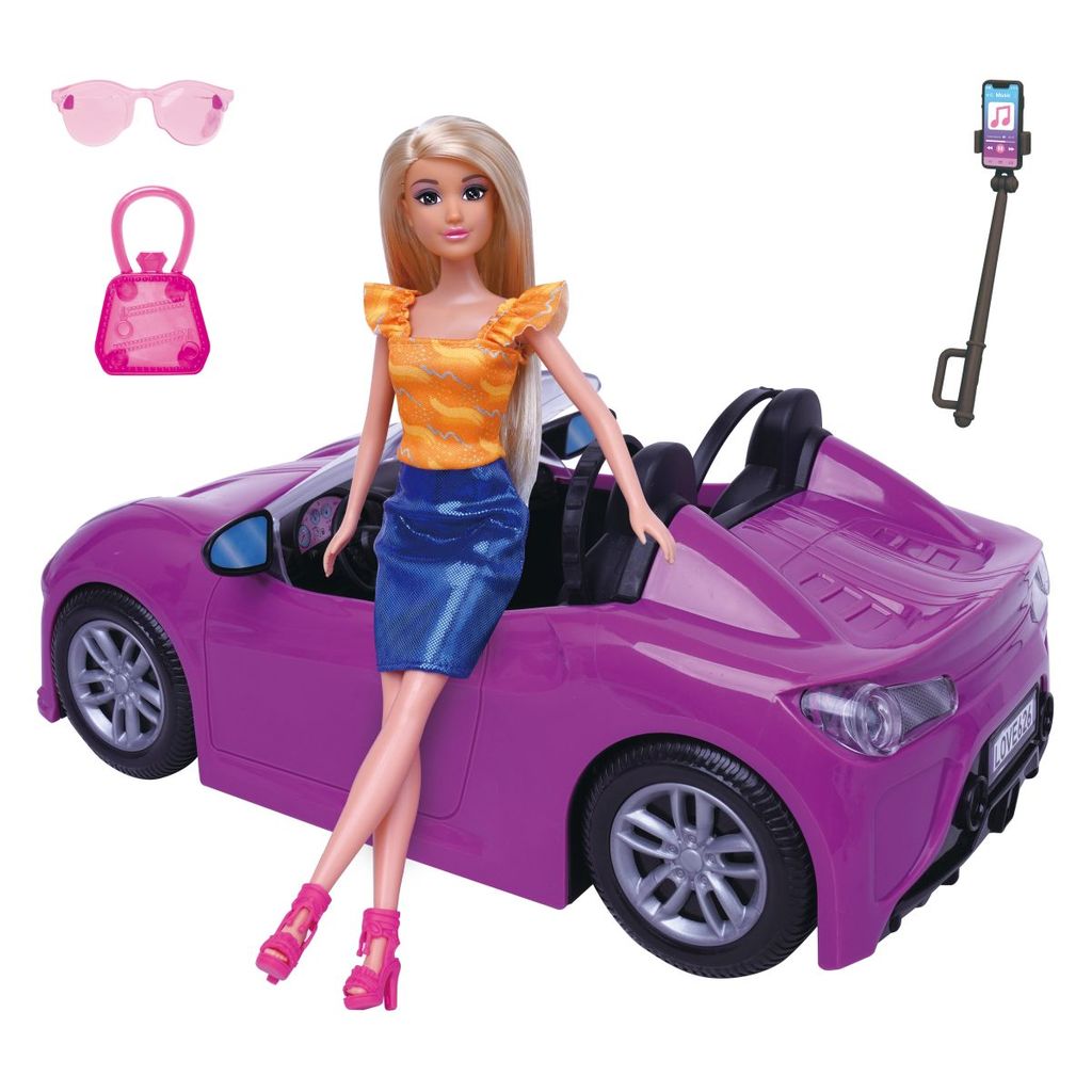 MASEN-TOYS punčka v avtomobilu