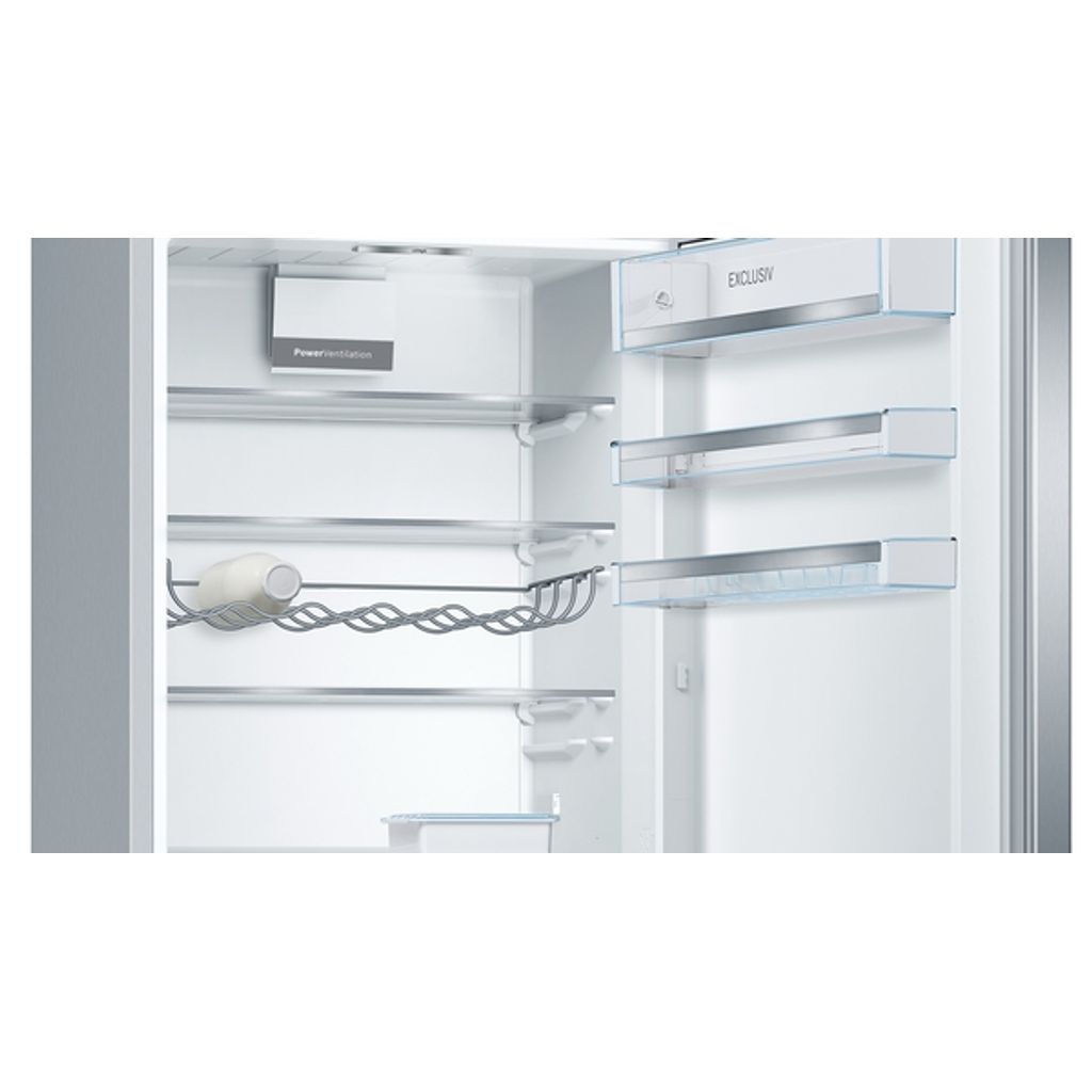 BOSCH prostostoječi hladilnik z zamrzovalnikom spodaj KGE49EICP 