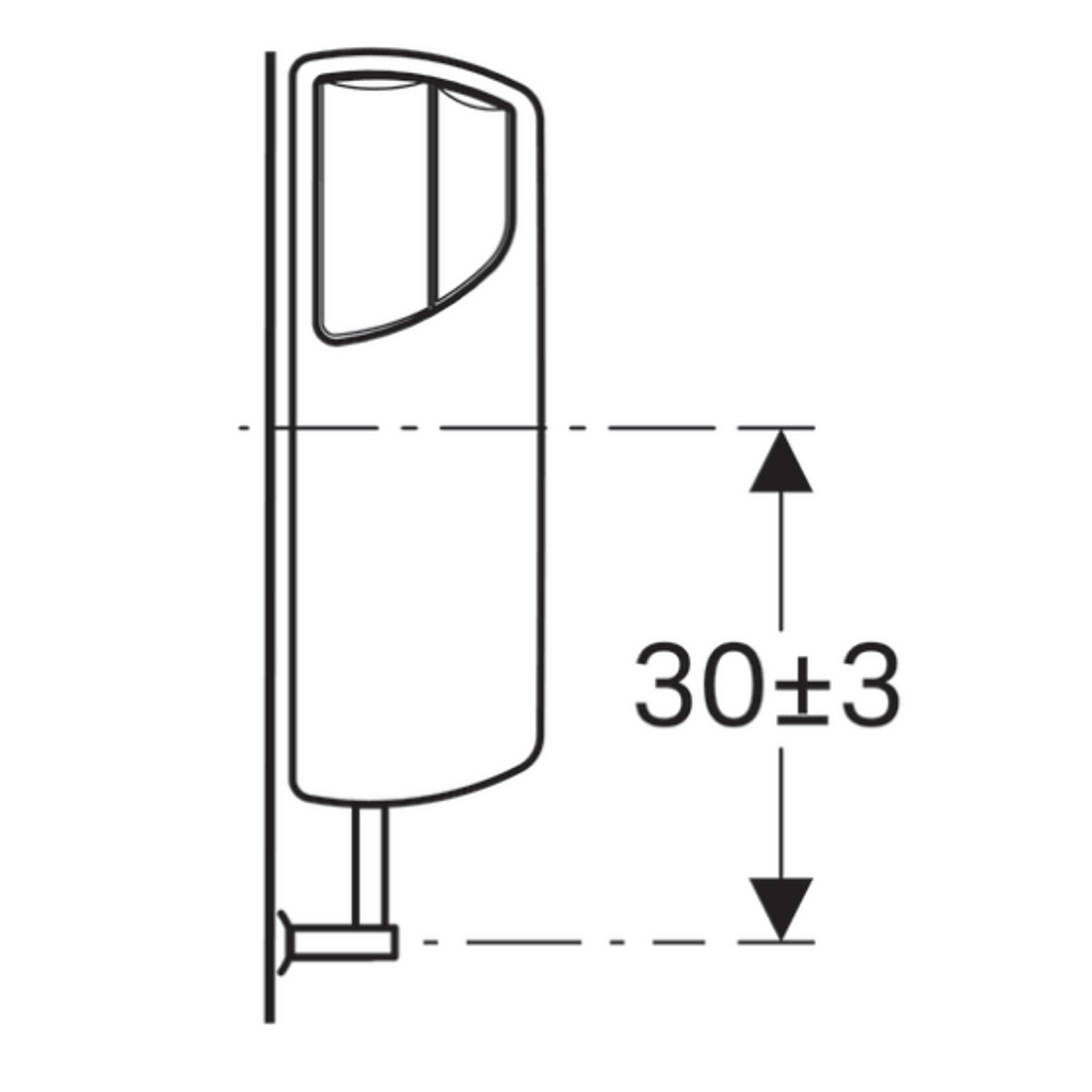 GEBERIT nadometni splakovalnik AP140, dvokoličinsko splakovanje (140.333.11.1)