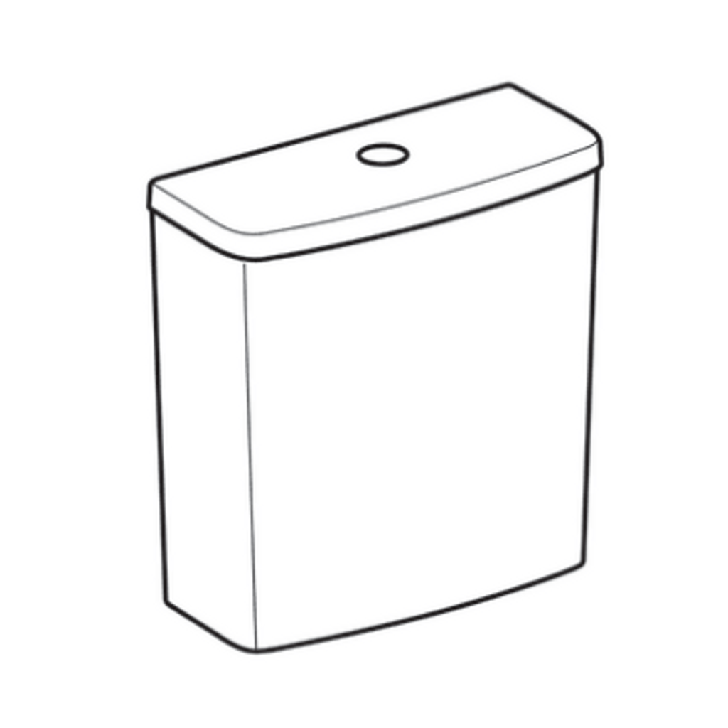 GEBERIT nadometni splakovalnik za monoblok izvedbo Selnova Square (500.267.01.1)