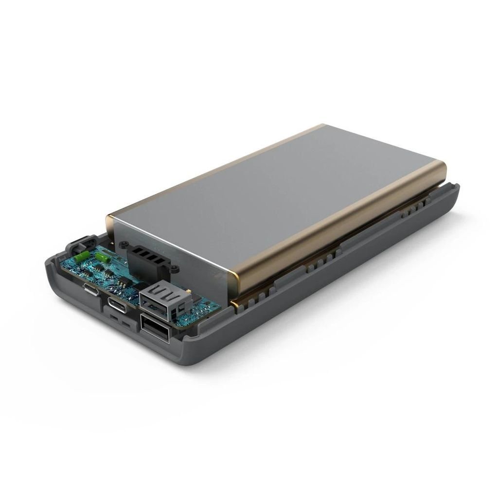 HAMA prenosna baterija "Supreme 24HD", 24000 mAh, 3 izhodi: 1 x USB-C, 2 x USB-A, siva