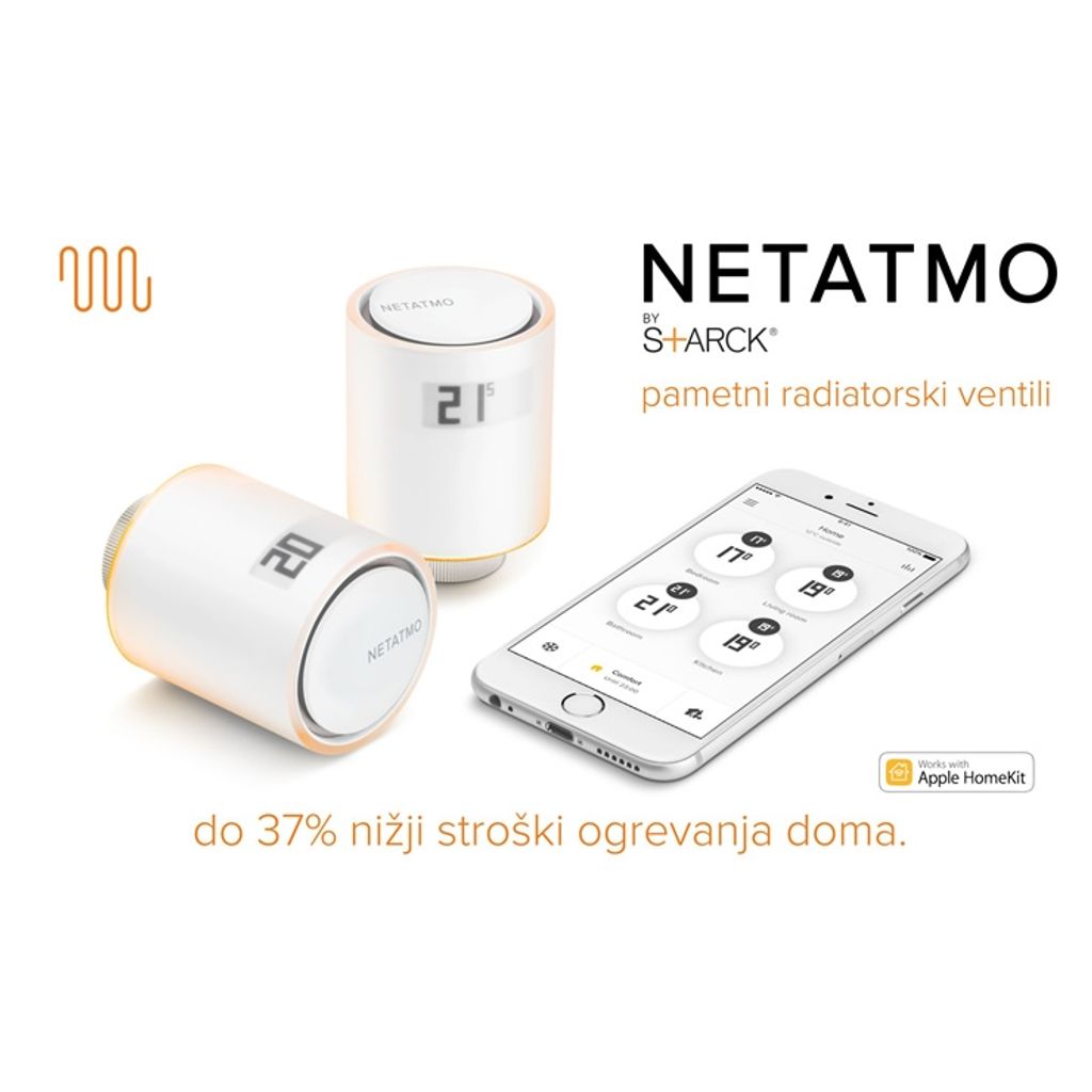 NETATMO pametni radiatorski ventil  KIT NVP-N-EC