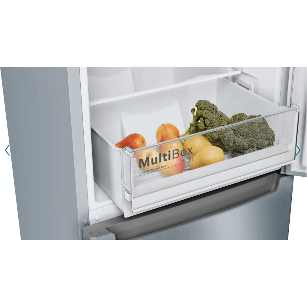 BOSCH Prostostoječi hladilnik z zamrzovalnikom spodaj KGN33NLEB