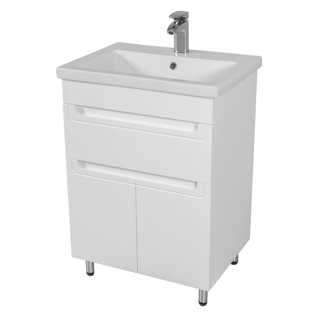 AQUA-RODOS kopalniška omarica OMEGA 60 z umivalnikom Como - talna izvedba