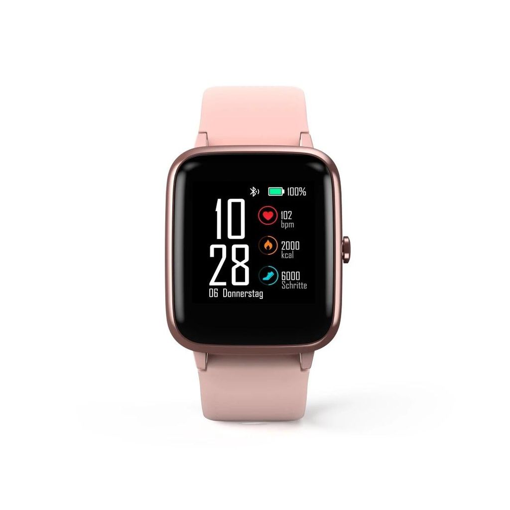 HAMA Pametna ura "Fit Watch 5910", GPS, vodoodporna, srčni utrip, kalorije, rožnata