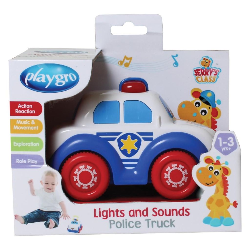 PLAYGRO Policijsko vozilo z lučko in zvokom