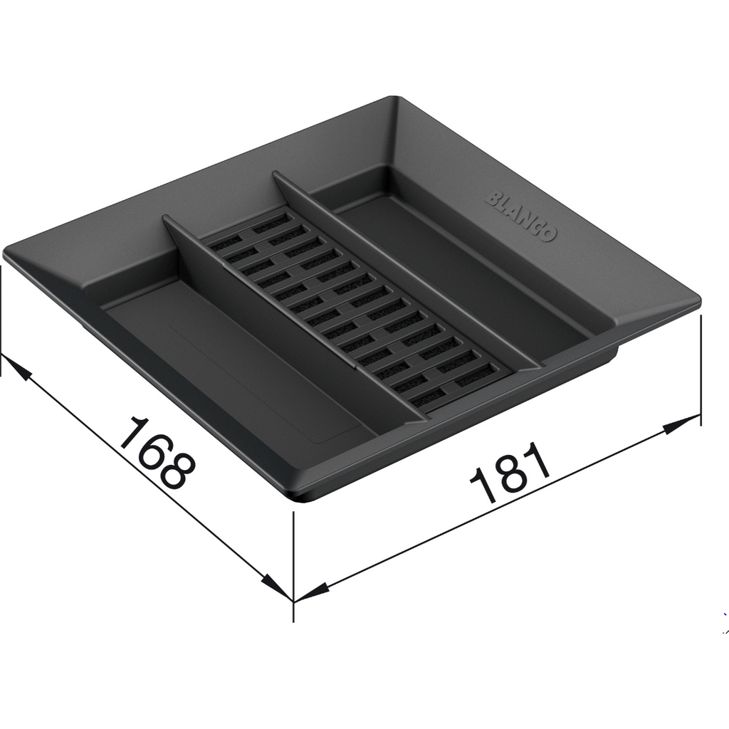 BLANCO pokrov za sorter odpadkov AKTIVBIO 6 l, črn (524219)