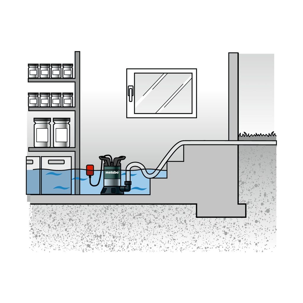 METABO Potopna črpalka za čisto vodo TP 6600 (0250660000)