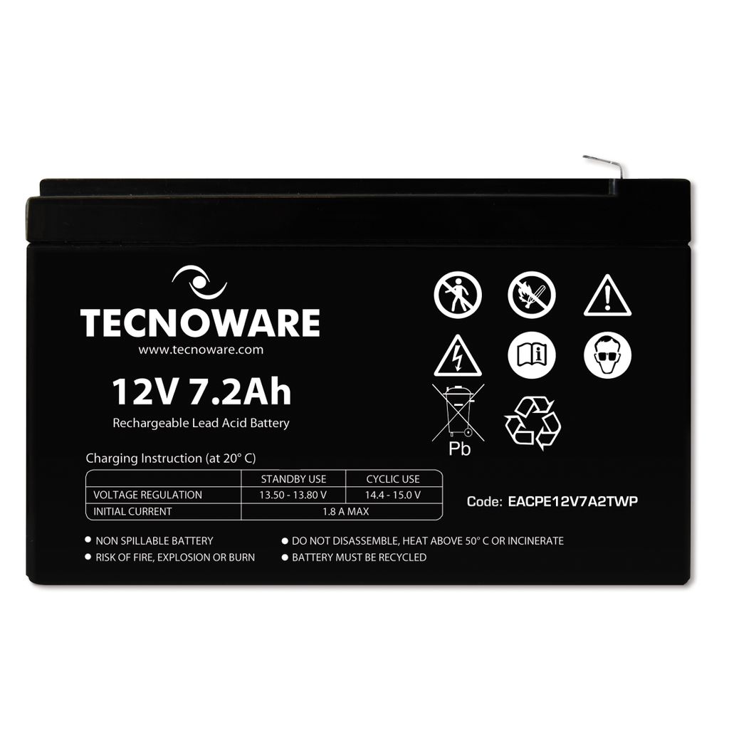 TECNOWARE baterija/akumulator 12V 7,2Ah