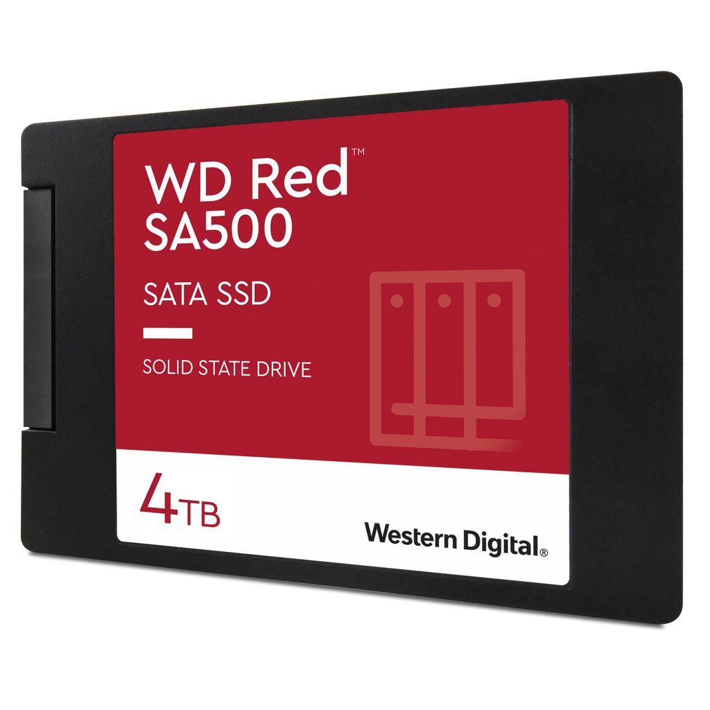 WD 4TB SSD RED SA500 6,35(2,5") SATA3