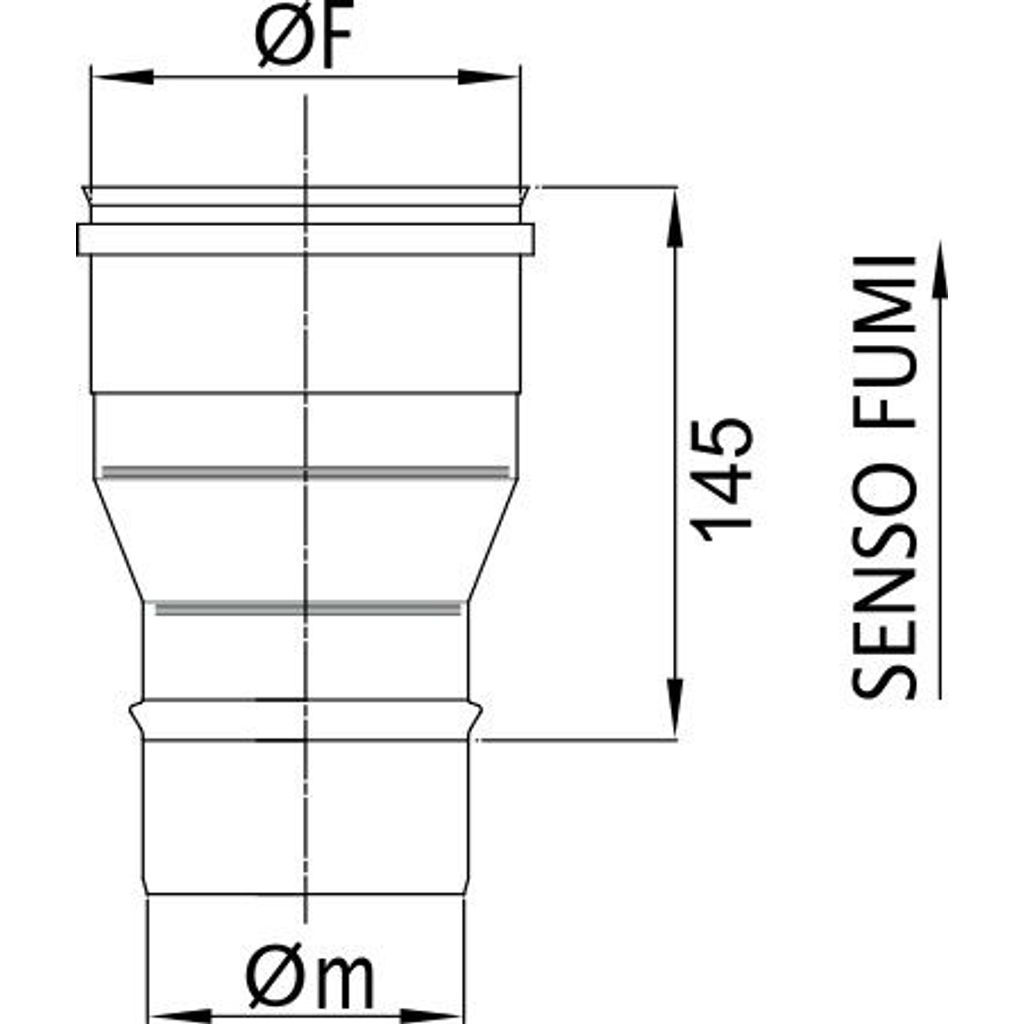 STABILE razširitev iz d.150 na d.160 PS316L