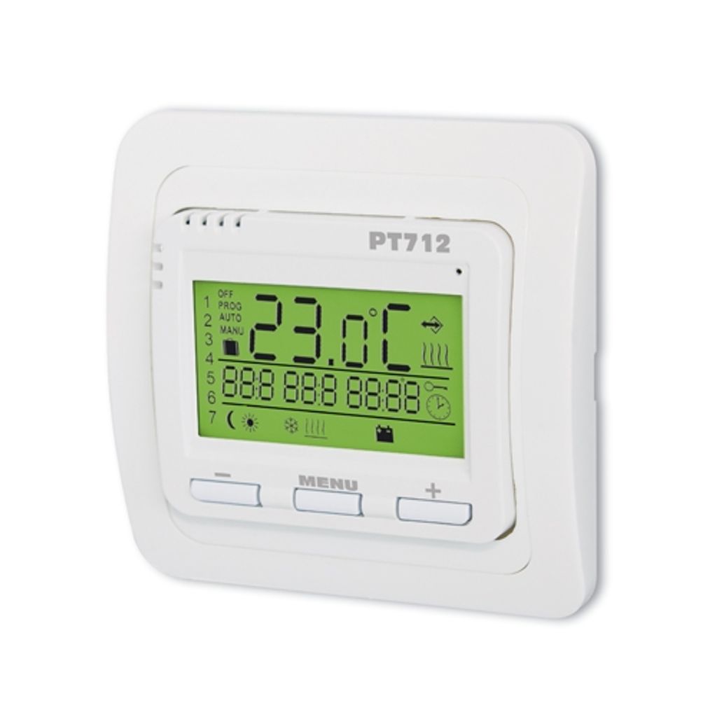 ELEKTROBOCK sobni digitalni termostat za talno ogrevanje PT712 (talno tipalo ni priloženo)