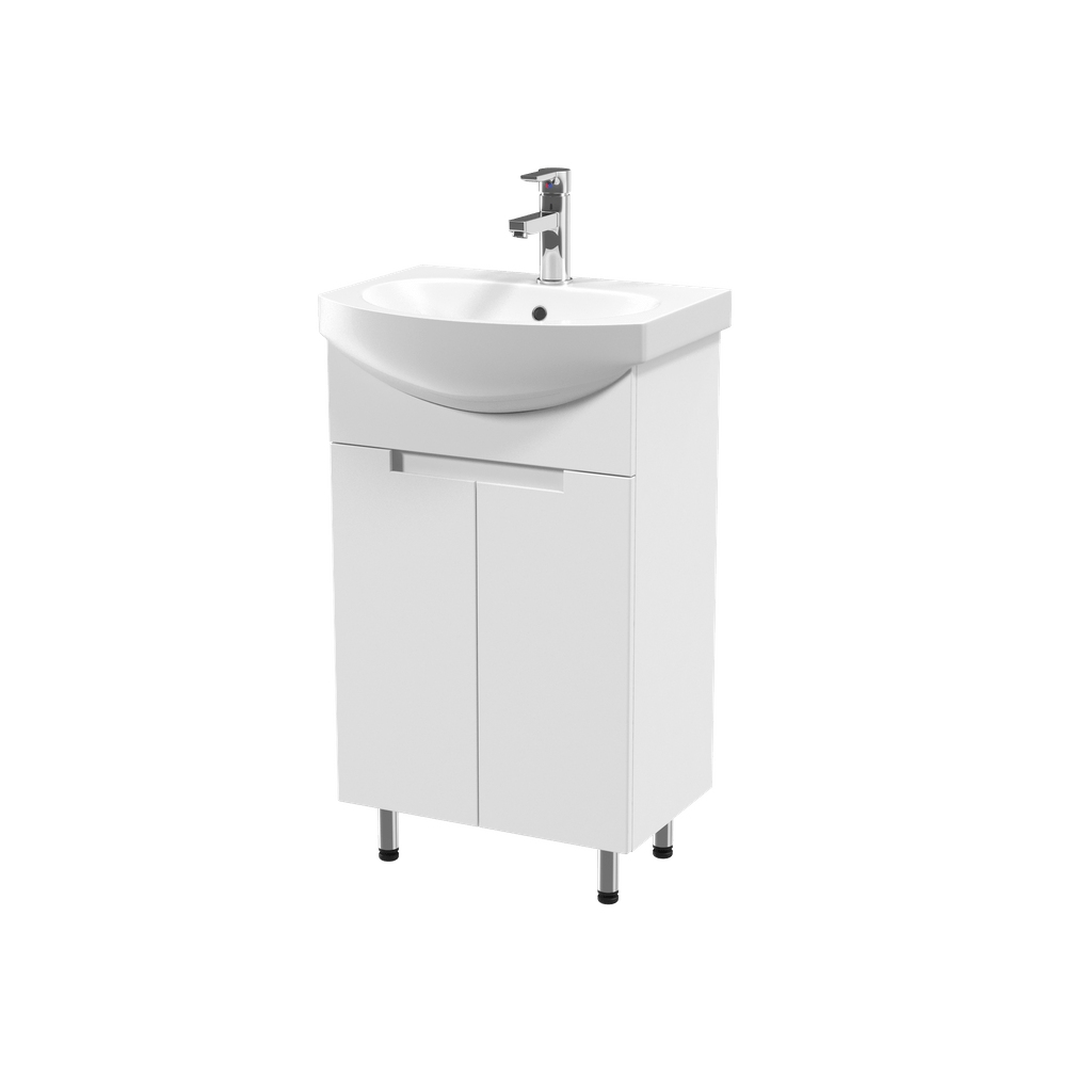 AQUA-RODOS kopalniška omarica QUADRO 50 z umivalnikom Runa - talna izvedba