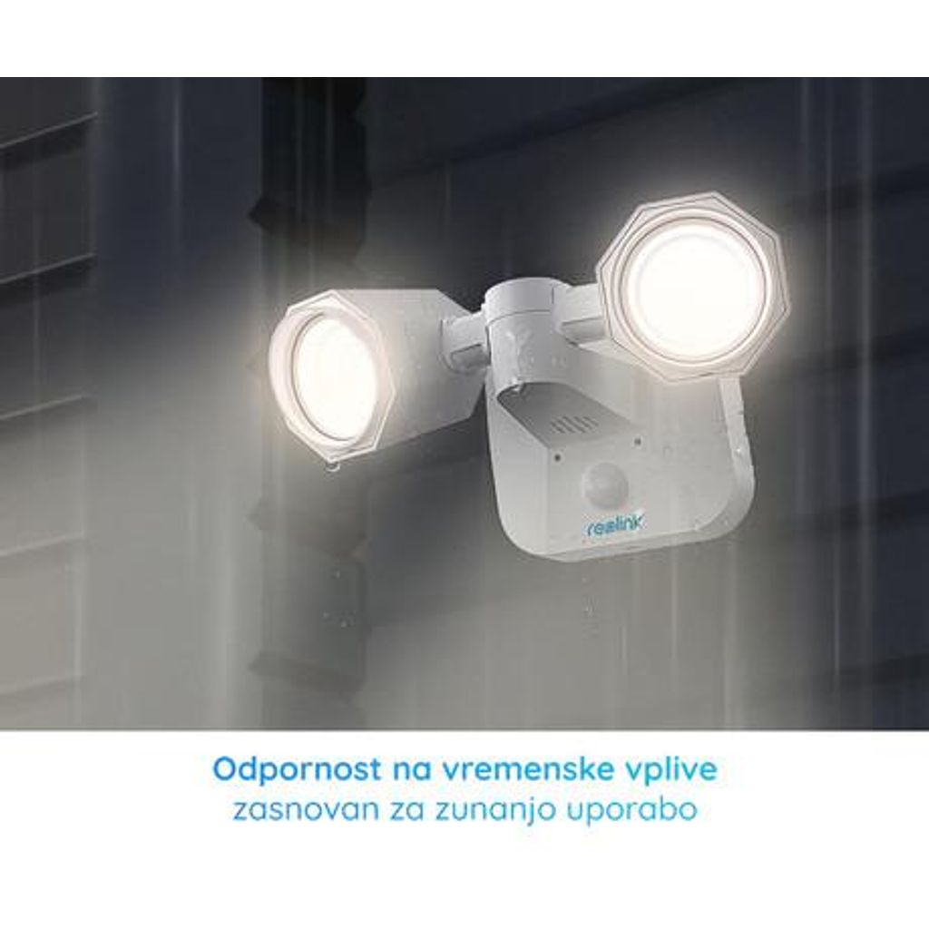 REOLINK Floodlight PoE LED reflektor, pametni, 2000 lumnov, 4200K, PoE, vrtenje in nagibanje, senzor gibanja, 3 načini osvetlitve, IP65 vodoodpornost, bel