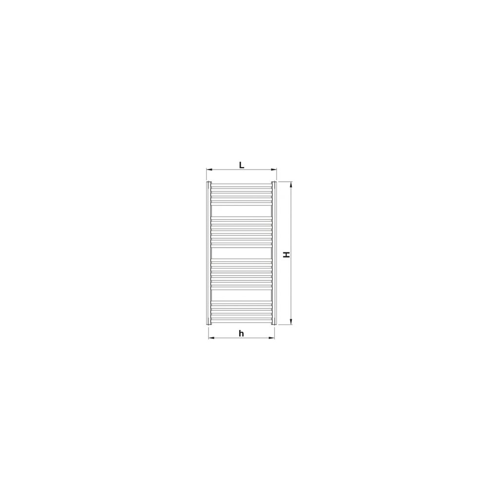 KORADO kopalniški radiator RONDO COMFORT, višina: 700 mm, širina: 450 mm