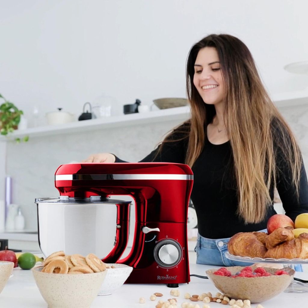 ROSMARINO Kuhinjski robot Rosmarino Infinity PRO, rdeč