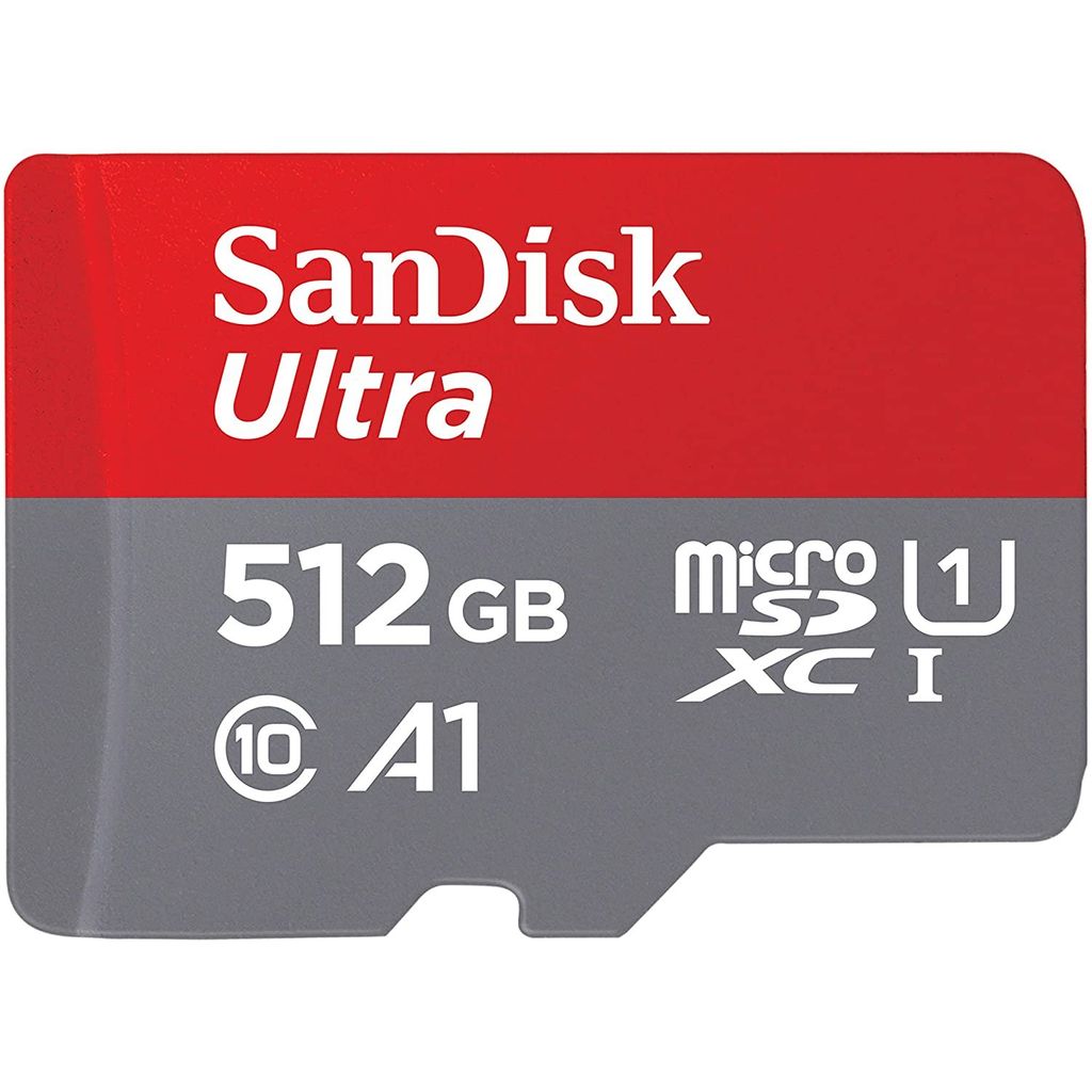 SANDISK spominska kartica + SD adapter Ultra microSDXC 512GB 150MB/s  A1 Class 10 UHS-I