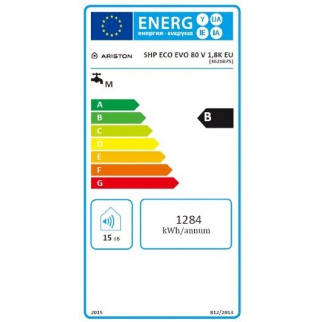 ARISTON električni grelnik vode SHAPE ECO EVO 80 V 1.8 K EU (3626075)