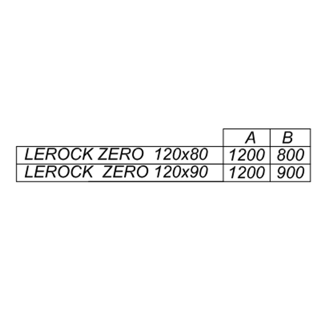 KOLPA SAN Tuš kad za vgradnjo z nivojem tal LEROCK ZERO 90 x 90 cm (3838987596011)