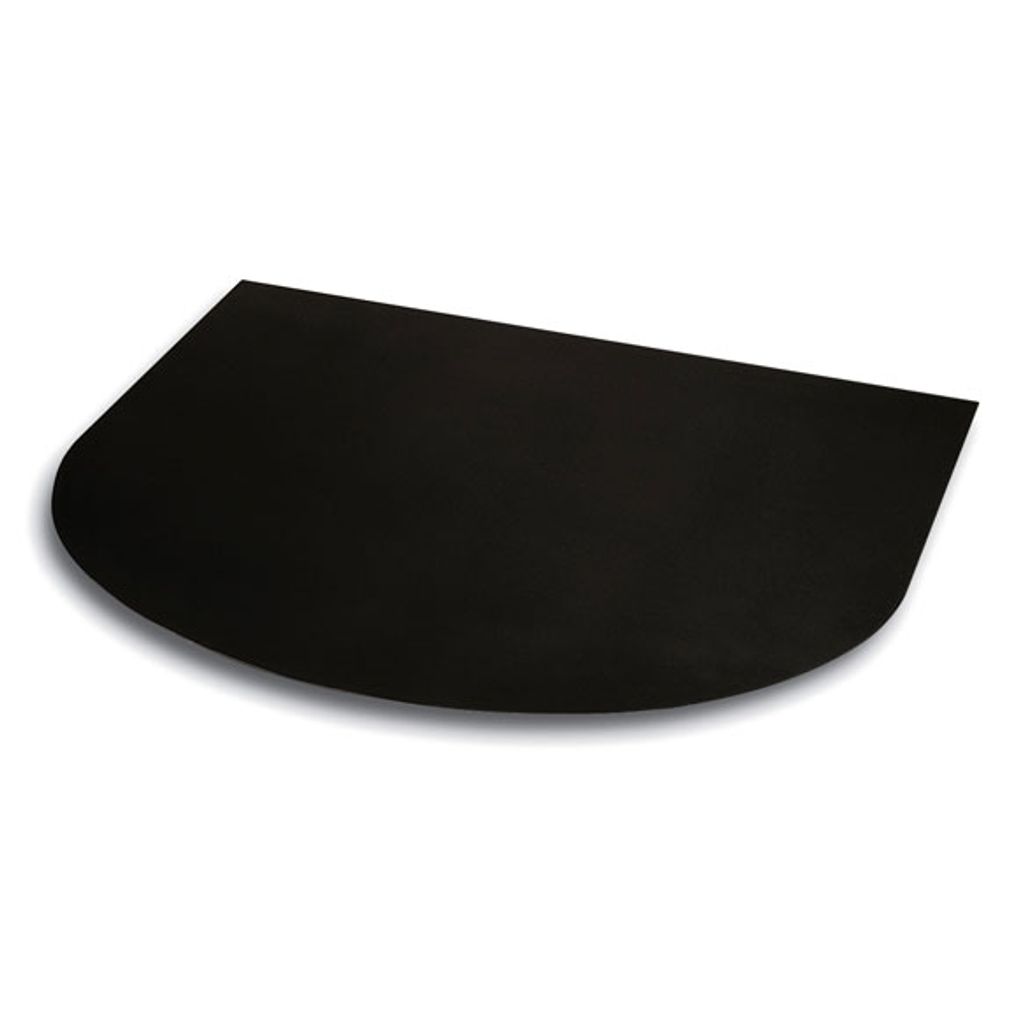 NORDICA podloga za peči 990x900x8 (črno steklo)