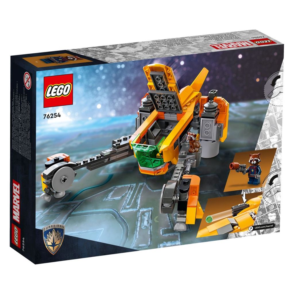 LEGO SUPER HEROES Ladja malega Rocketa - 76254