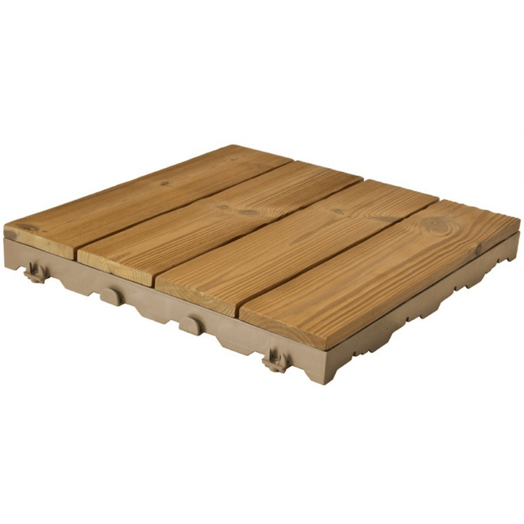 ONEK WPC talna obloga WOODSTILE 40 x 40 cm - nordic pine thermowood natural