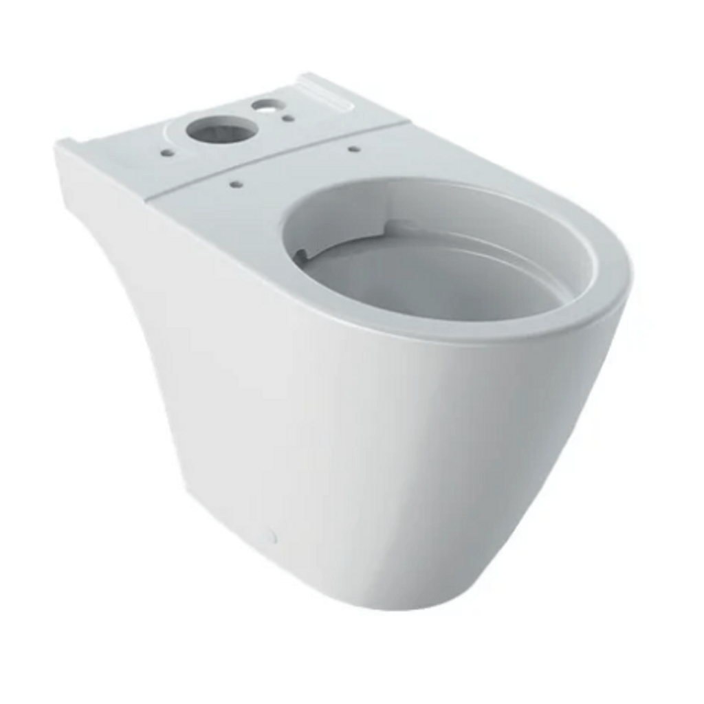 GEBERIT talna WC školjka - za neposredno namestitev nadometnega splakovalnika, brez roba iCon 200460000 (brez WC deske)