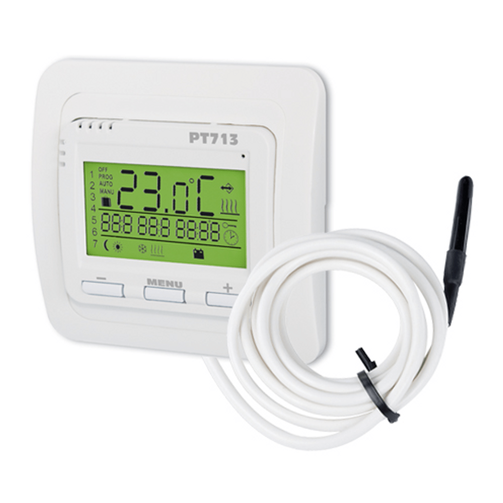 ELEKTROBOCK sobni digitalni termostat za talno ogrevanje PT713-EI (talno tipalo priloženo)