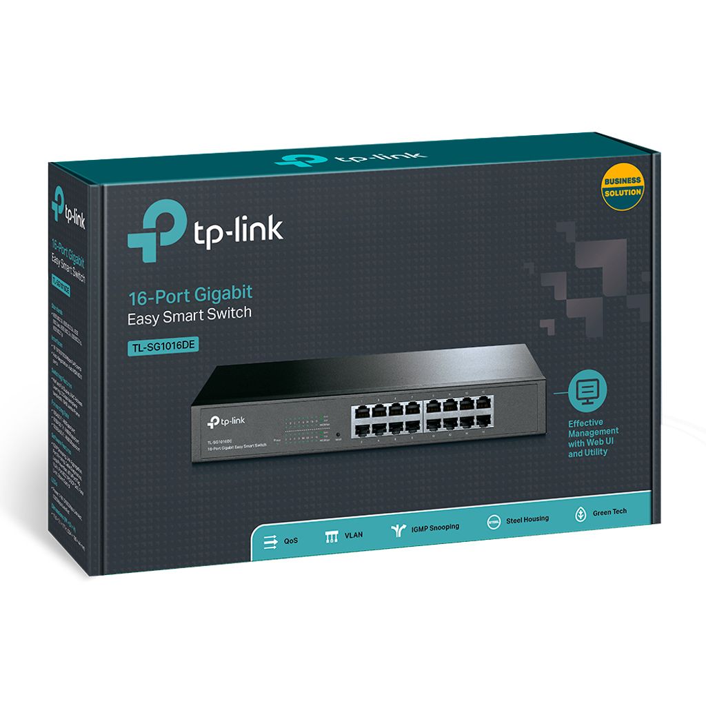 TP-LINK mrežno stikalo 16 port TL-SG1016DE 10/100/1000
