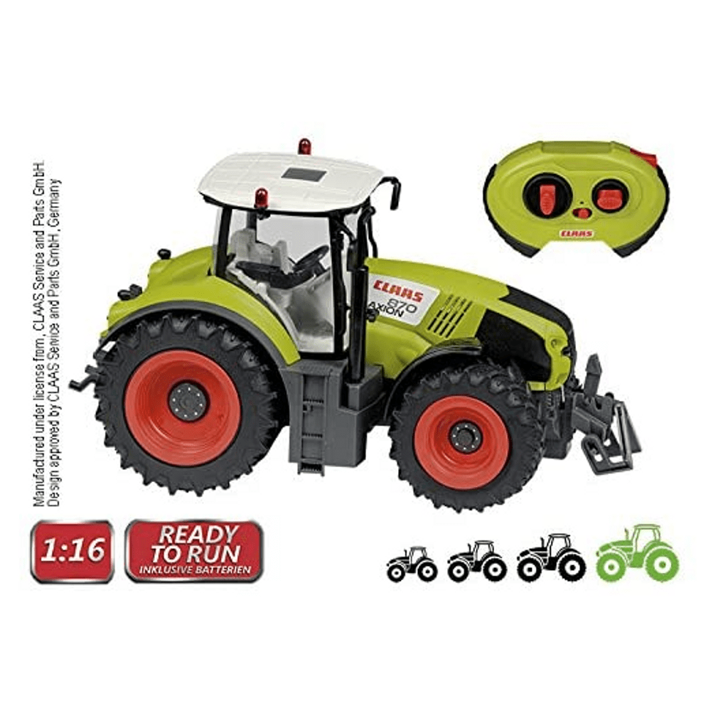 HAPPY PEOPLE traktor Claas Axion 870 34 cm (34424)