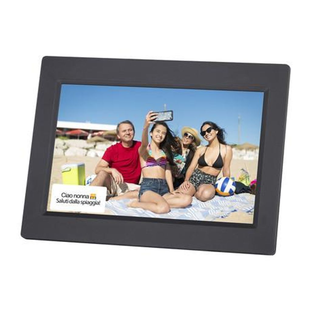 TREVI DPL2235 Digitalni foto okvir, 10.1'' zaslon na dotik, WiFi Smart, 8GB + reža za MicroSD, aplikacija Frameo, črne barve