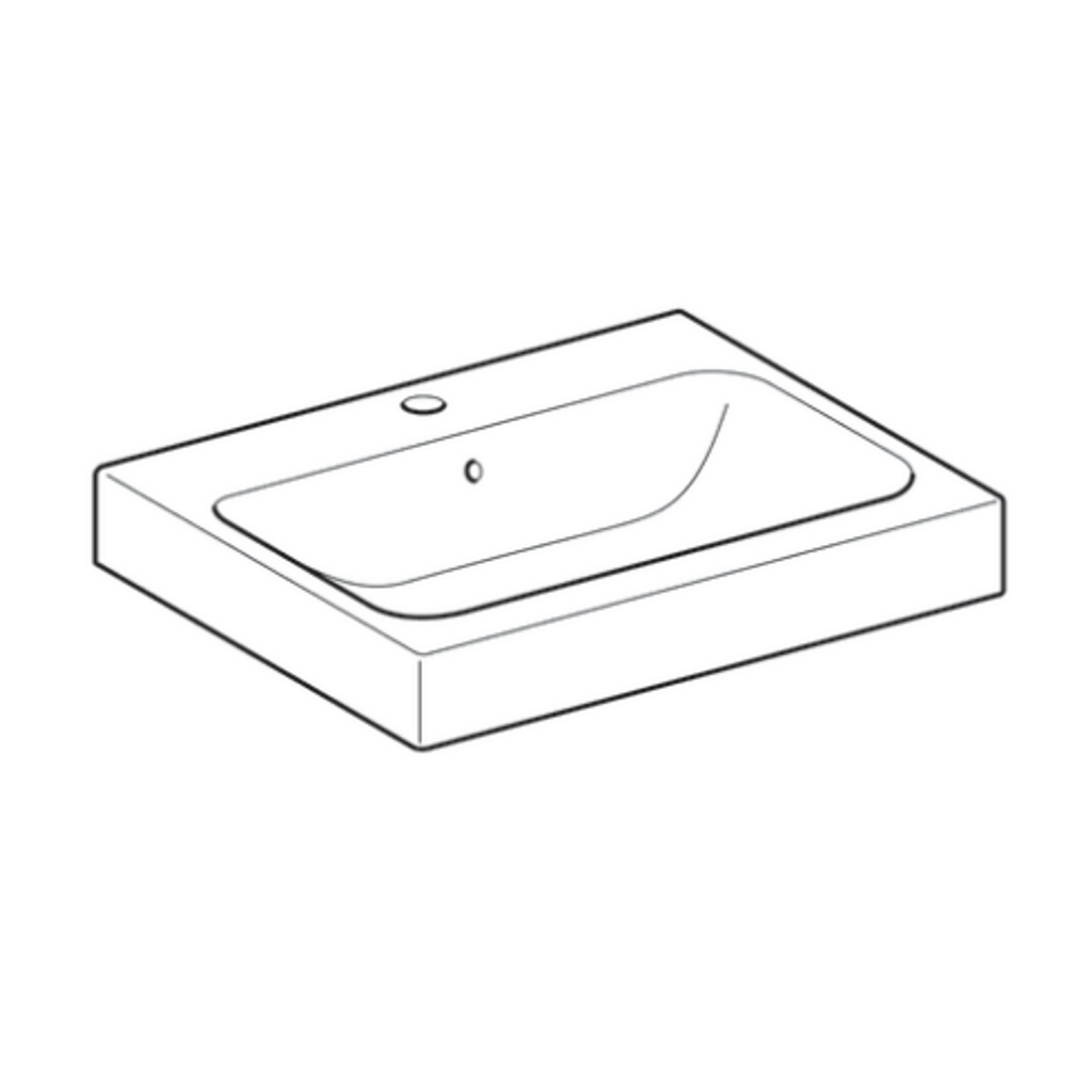 GEBERIT nadpultni umivalnik iCon, 60 cm (124560000)