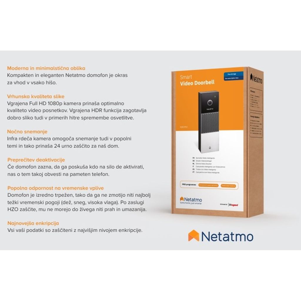 NETATMO video domofon NDB-EC