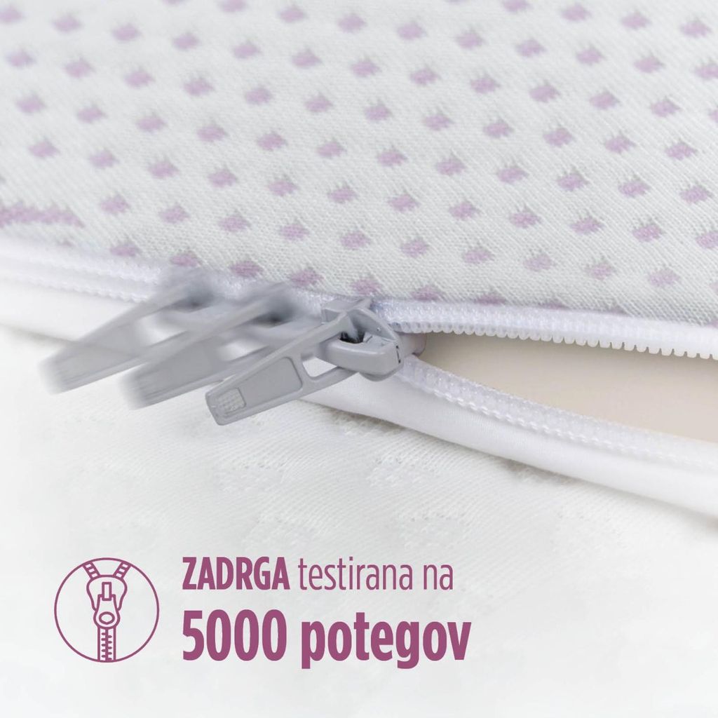 VITAPUR Nadvložek/Roll up Vitapur Lavender Memory - 3,5 cm, 180x200 cm