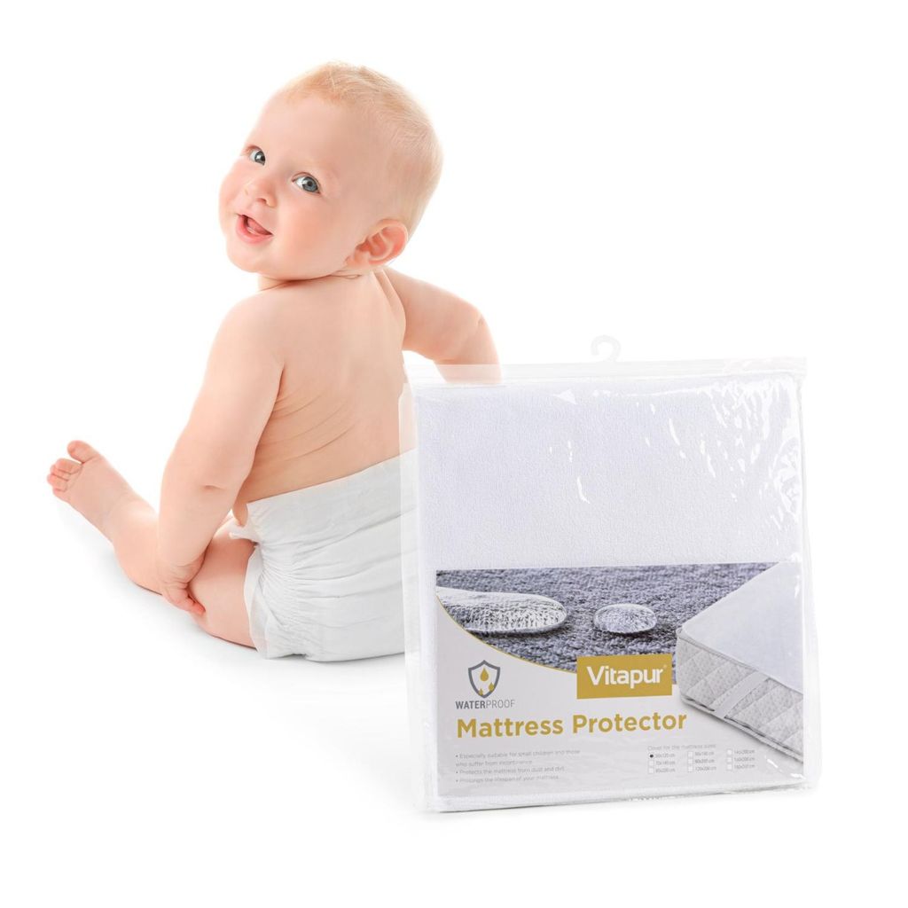 VITAPUR Nepremočljiva zaščita za ležišče Vitapur Baby Protect, 60x120 cm