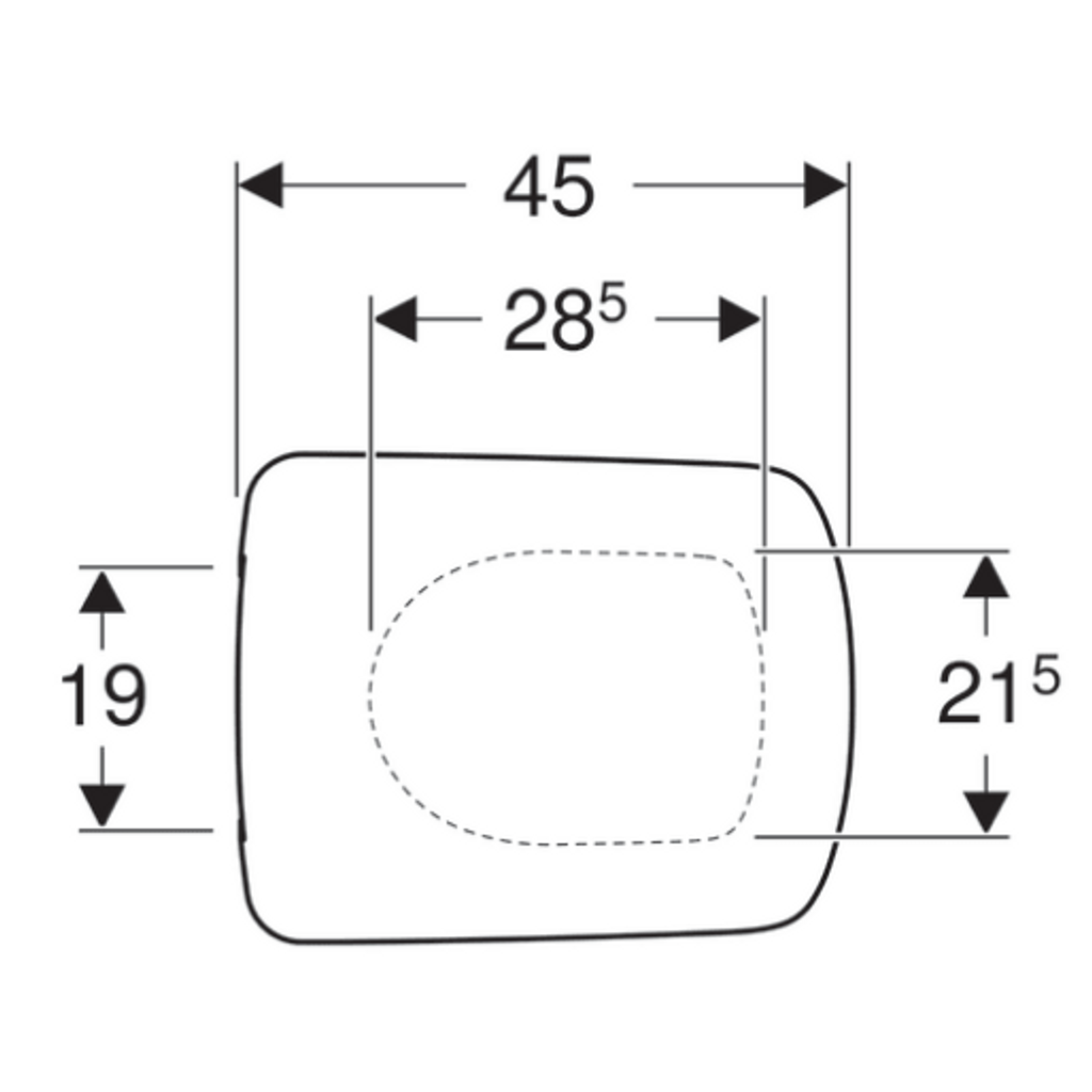 GEBERIT WC deska s počasnim zapiranjem Selnova Square (500.334.01.1)