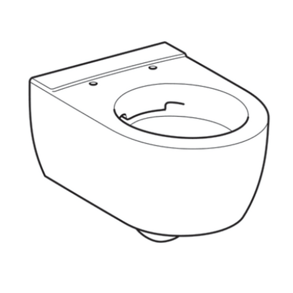 GEBERIT viseča WC školjka brez roba iCon 204060000 (brez WC deske)