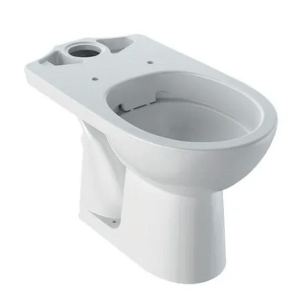 GEBERIT talna WC školjka - za neposredno namestitev nadometnega splakovalnika, brez roba Selnova (500.283.01.1)