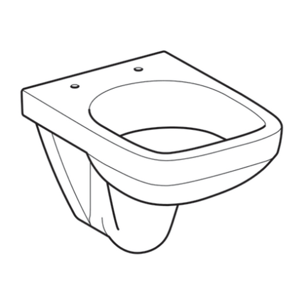 GEBERIT viseča WC školjka Selnova Square 500.263.01.1 (brez WC deske)