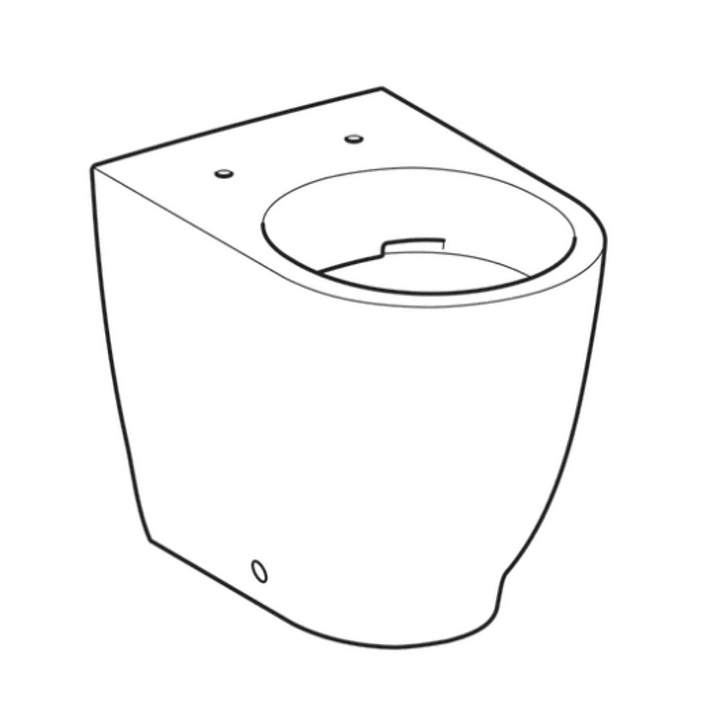 GEBERIT talna WC školjka brez roba Acanto 500.602.01.2 (brez WC deske)