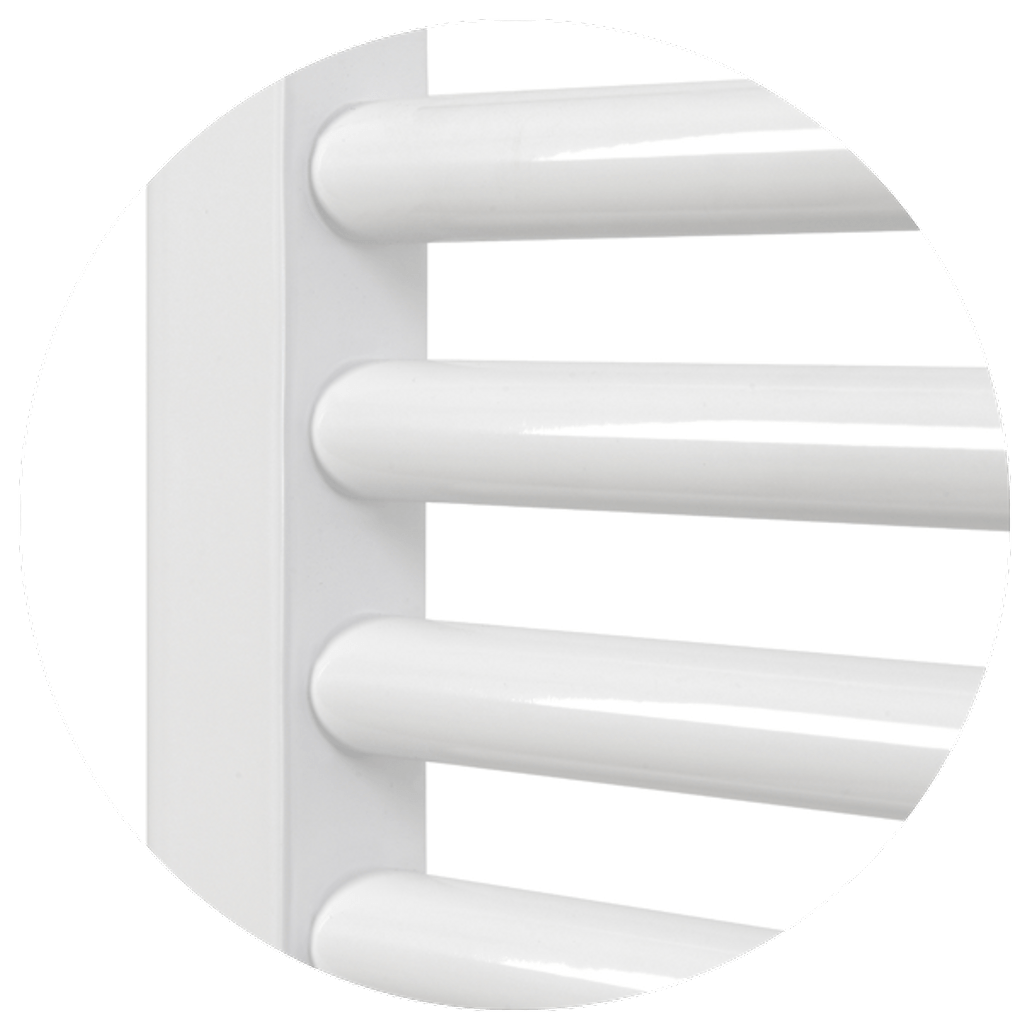 BIAL kopalniški dizajn radiator A100 Mirror 530 x 1374 (Antracit)