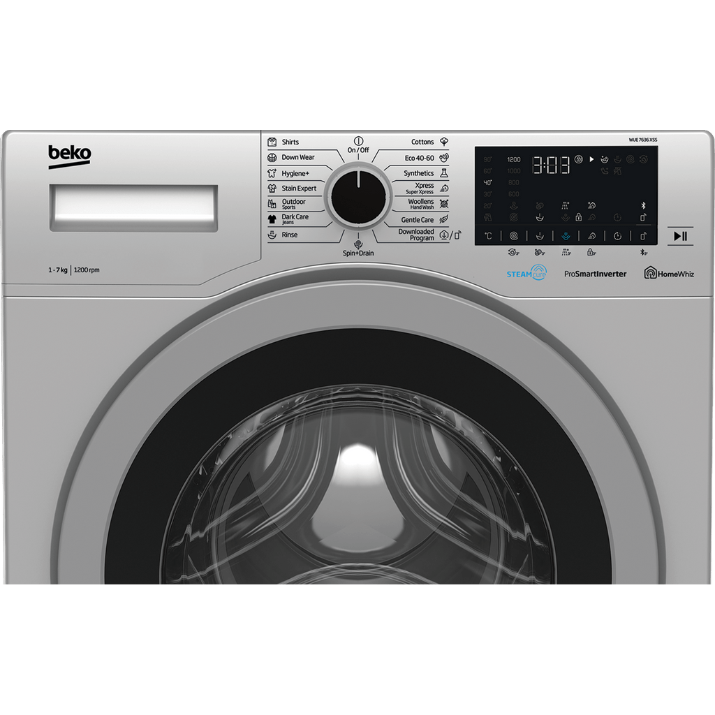 BEKO prostostoječi pralni stroj WUE7636XSS