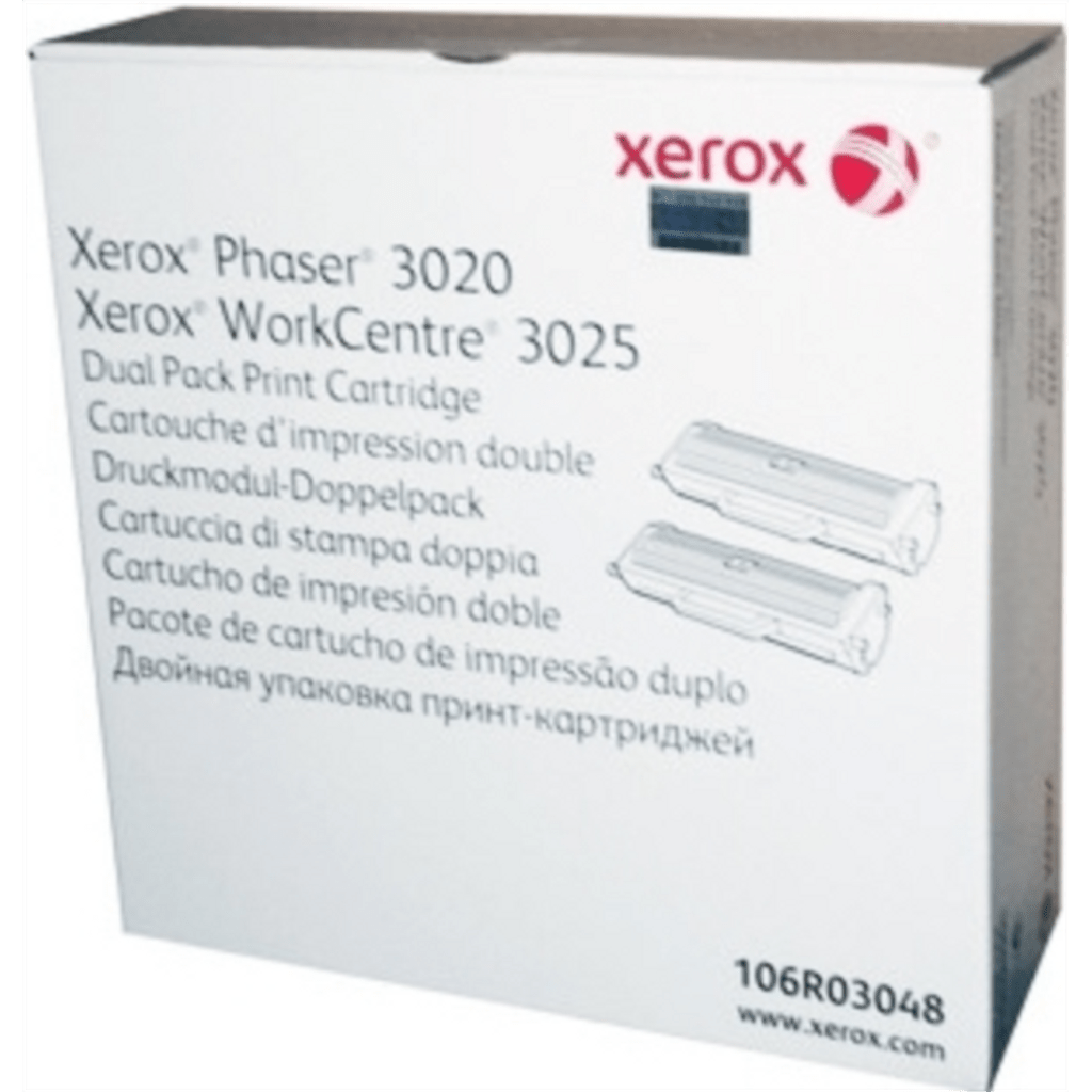 XEROX Toner, P3020/WC3025, dual 2*1.500 - črna