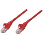 INTELLINET mrežni priključni patch kabel CAT5e UTP 10m rdeč 