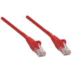 INTELLINET mrežni priključni patch kabel CAT5e UTP 10m rdeč 