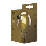 EMOS LED žarnica vintage G125, 4W, E27, topla bela+ Z74303