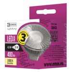 EMOS LED žarnica classic MR16 4.5W, GU5.3, topla bela ZQ8433