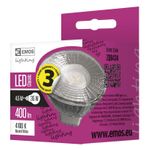 EMOS LED žarnica classic MR16 4.5W, GU5.3, nevtralno bela ZQ8434