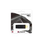 KINGSTON USB disk 128GB DT Exodia, 3.2 Gen1, črn, s pokrovčkom