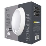EMOS LED svetilo nadometno Exclusive okroglo s senzorjem 14W, nevtralna bela ZM3231